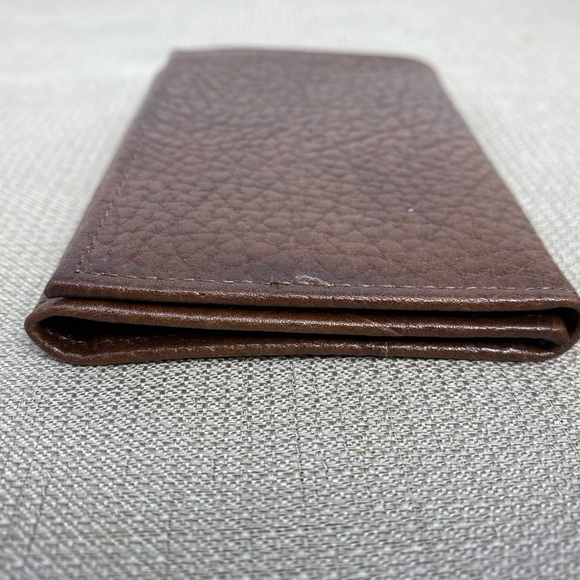 PRINCE GARDNER VINTAGE BROWN LEATHER MENS WALLET - Picture 4 of 10